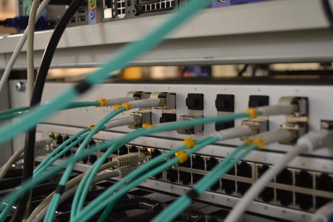 portfolio-03 Unifi 16XG switch in homelab rack
